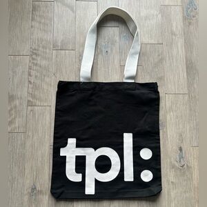 Tpl‎ Black and White Tote Bag